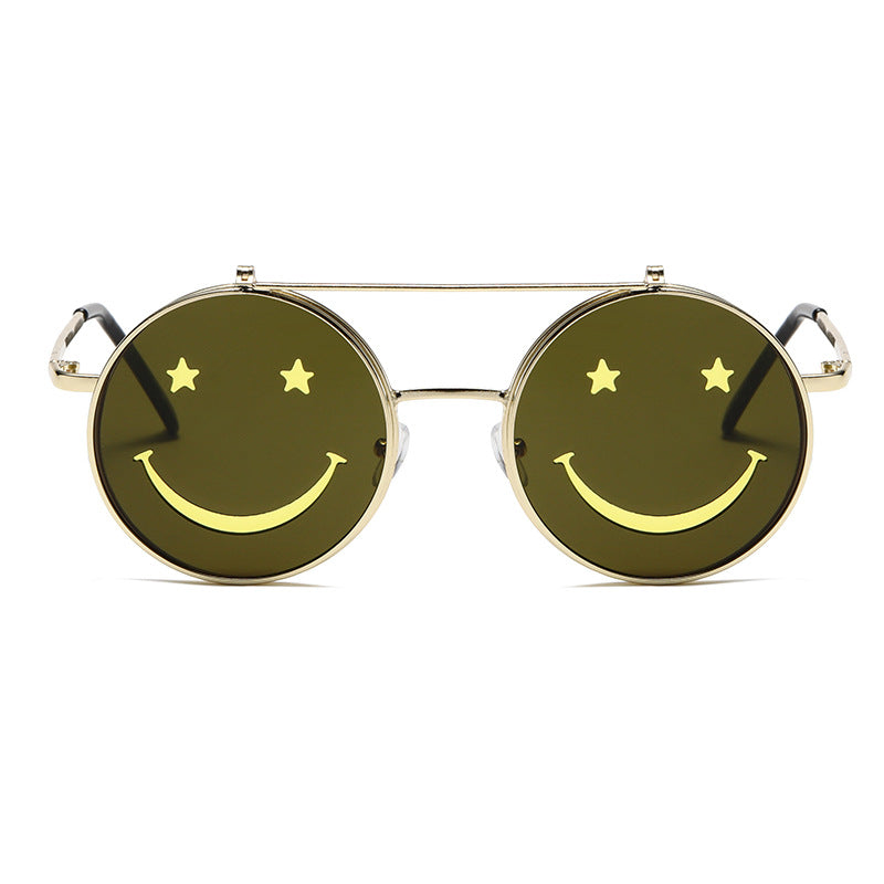 Wholesale PC Flip Round Sunglasses